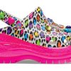 Saboți Crocs x Lisa Frank Mega Crush „Pink Multi” 207735-6QQ