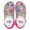 Saboți Crocs x Lisa Frank Mega Crush „Pink Multi” 207735-6QQ