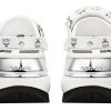 Saboți Crocs x MCM Mega Crush „White Silver” MEXDAMM08WT