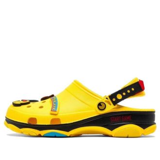 Saboți Crocs x Pac-Man Classic „Yellow Black” 209322-761