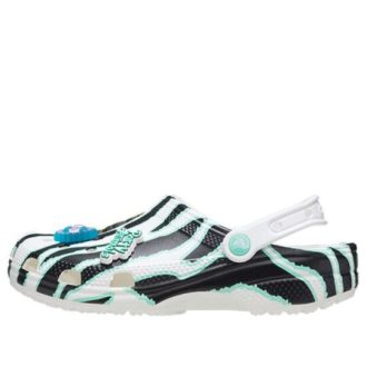 Saboți Crocs x Ron English Classic „Animal Stripes” 207619-100