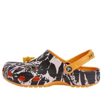 Saboți Crocs x Stance x B. Thom Classic Clogs „Floral Stencil” 207941-90H