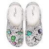 Saboți Crocs x Steven Harrington Classic „Quickstrike – White Black” 208145-103