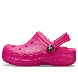 Saboți cu căptușeală Baya Crocs (GS) „Candy Pink” 205977-6X3