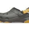 Saboți cu căptușeală Crocs All-Terrian „Dusty Olive” 207936-3J5