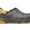 Saboți cu căptușeală Crocs All-Terrian „Dusty Olive” 207936-3J5