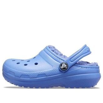 Saboți cu căptușeală Crocs (GS) Classic „Albastru” 203506-434