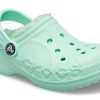 Saboți cu căptușeală Crocs (GS) Classic Baya „Mint” 205977-3TI