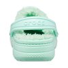Saboți cu căptușeală Crocs (GS) Classic Baya „Mint” 205977-3TI