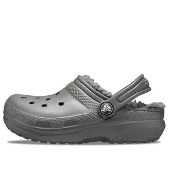 Saboți cu căptușeală Crocs (GS) Classic „Slate Grey Smoke” 203506-0EX