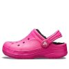 Saboți cu căptușeală Crocs (GS) Ralen „Candy Pink Black” 16245-6X1