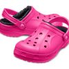 Saboți cu căptușeală Crocs (GS) Ralen „Candy Pink Black” 16245-6X1
