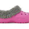 Saboți cu căptușeală Crocs Mammoth EVO „Pink Grey” 12878-626
