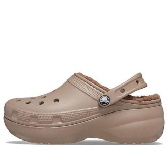 Saboți cu căptușeală cu platformă Crocs (WMNS) „Mushroom” 207938-195