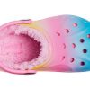 Saboți cu căptușeală imprimați Baya Crocs (GS) „Pink Lemonade Multi” 205888-6SO