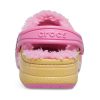Saboți cu căptușeală imprimați Baya Crocs (GS) „Pink Lemonade Multi” 205888-6SO