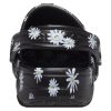 Saboți cu imprimeu sezonier Crocs Baya „Black Daisy” 206230-0ZI