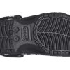 Saboți cu imprimeu sezonier Crocs Baya „Black Daisy” 206230-0ZI