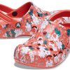 Saboți cu imprimeu sezonier Crocs Baya „Spicy Orange White” 206230-82Z