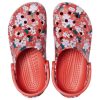 Saboți cu imprimeu sezonier Crocs Baya „Spicy Orange White” 206230-82Z