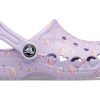 Saboți cu imprimeu sezonier Crocs (GS) Baya „Mov” 206180-530