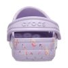 Saboți cu imprimeu sezonier Crocs (GS) Baya „Mov” 206180-530