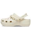 Saboți cu lanț cu platformă Crocs (WMNS) „Bone” 209022-2Y2