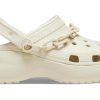 Saboți cu lanț cu platformă Crocs (WMNS) „Bone” 209022-2Y2
