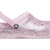 Saboți cu sclipici cu căptușeală Crocs (GS) „Roz” 207463-6S0