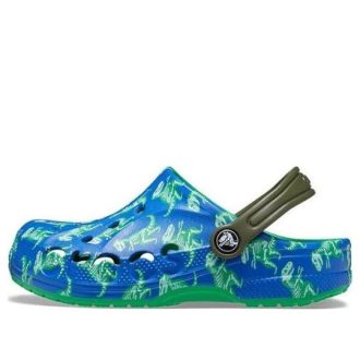 Saboți imprimați Crocs (GS) Baya „Blue Bolt Multi” 207657-4LB