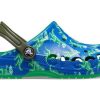 Saboți imprimați Crocs (GS) Baya „Blue Bolt Multi” 207657-4LB