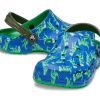 Saboți imprimați Crocs (GS) Baya „Blue Bolt Multi” 207657-4LB