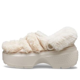 Saboți matlasați Crocs (WMNS) Stomp „Stucco” 208938-160