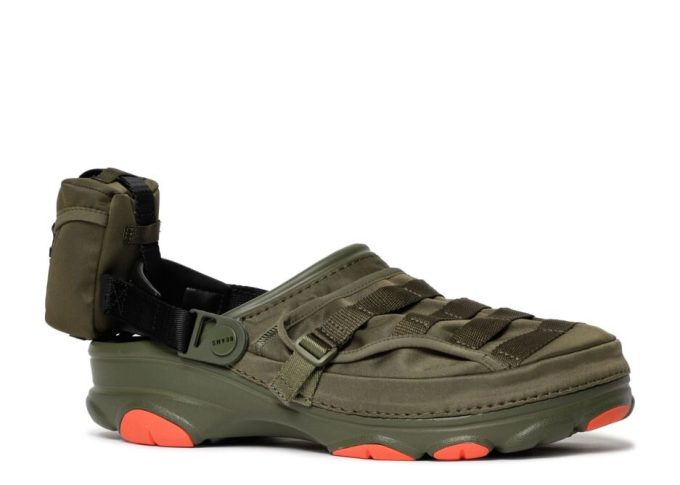Saboți militar BEAMS x Classic pentru toate terenurile „Army Green”