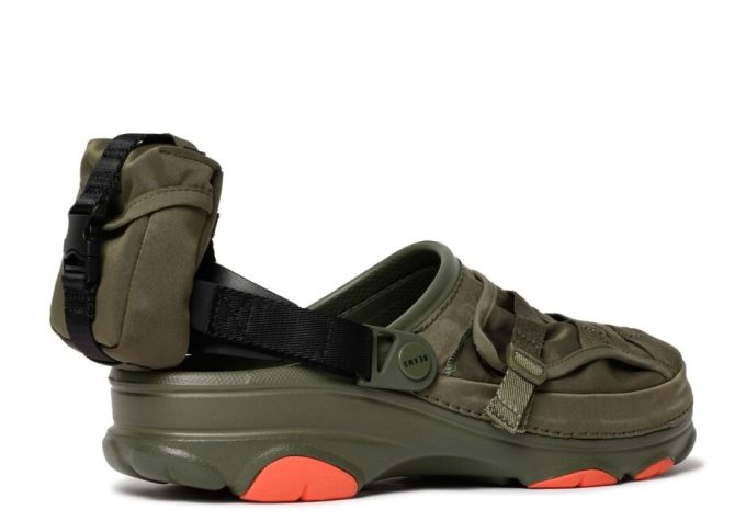 Saboți militar BEAMS x Classic pentru toate terenurile „Army Green”