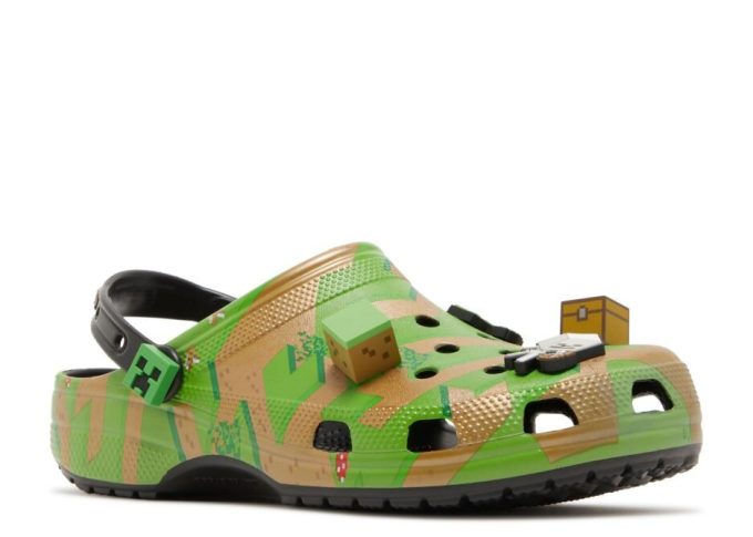 Saboți Minecraft x Classic „Grass Block” Saboți Minecraft x Classic „Grass Block”