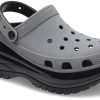 Saboți reflectorizați Crocs Mega Crush „Grey Black” 209172-1LP