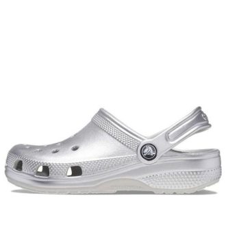 Sabot Classic Metallic Crocs (PS) „Silver Metallic” 209196-0P1