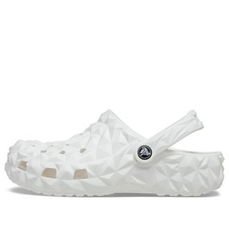 Sabot Crocs Classic Geometric „Alb” 209563-100