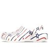 Sabot Crocs Classic Stars and Stripe „White Multi” 208877-94S