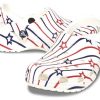 Sabot Crocs Classic Stars and Stripe „White Multi” 208877-94S