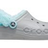 Sabot Crocs Classic Stay Warm Căptușit cu lână Pantofi Unisex Gri Albastru 206633-0IG