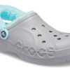 Sabot Crocs Classic Stay Warm Căptușit cu lână Pantofi Unisex Gri Albastru 206633-0IG