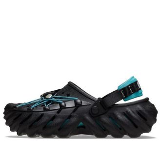 Sabot Crocs Echo Reflective Laces „Black Teal” 210004-001