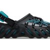 Sabot Crocs Echo Reflective Laces „Black Teal” 210004-001