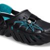 Sabot Crocs Echo Reflective Laces „Black Teal” 210004-001