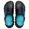 Sabot Crocs Echo Reflective Laces „Black Teal” 210004-001