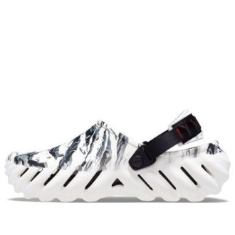 Sabot Crocs Echo Tiger „Alb Negru” 208418-103
