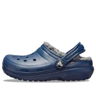 Sabot Crocs (GS) Classic Lined Glitter „Albastru” 207010-459