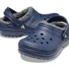 Sabot Crocs (GS) Classic Lined Glitter „Albastru” 207010-459